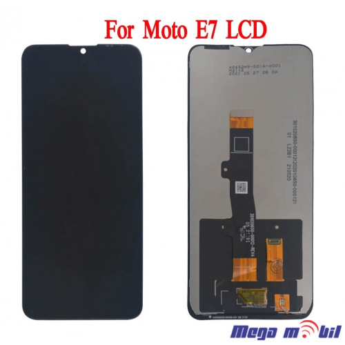 Ekran Motorola MOTO E7 komplet black