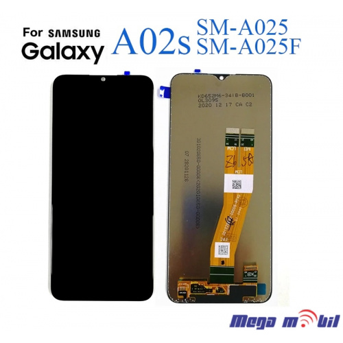 Ekran Samsung A025F/ A02s/ A037F/ A03s komplet Black full org (small size)