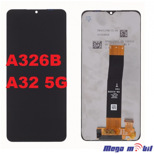 Ekran Samsung A326B/ A32 5G komplet black full org 