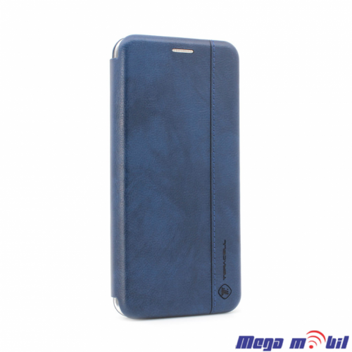 Futrola iPhone 13 mini Teracell Leather blue.