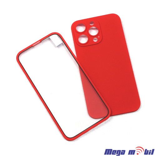 Futrola iPhone 13 Pro Max Full Cover 360 red.