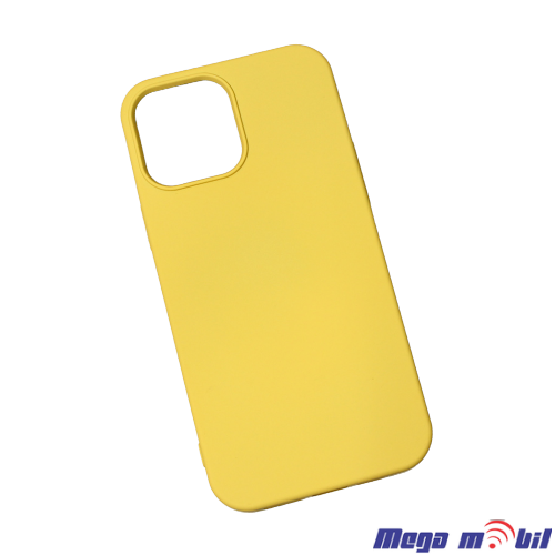 Futrola iPhone 13 Pro Max Silicon Color yellow.