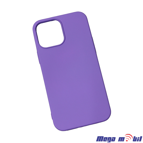 Futrola iPhone 13 Silicon Color purple.