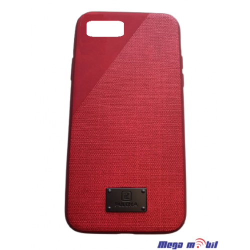 Futrola iPhone 7  Puloka Fabric red