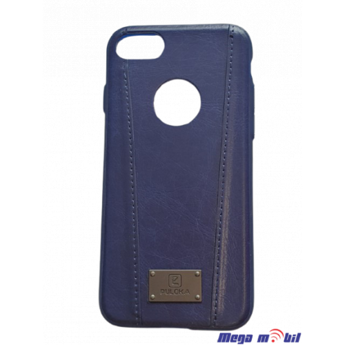 Futrola iPhone 7  Puloka leather blue tip 1