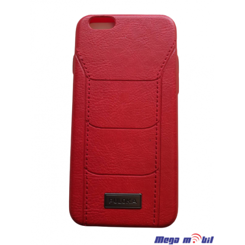 Futrola iPhone 7  Puloka leather red  tip 1