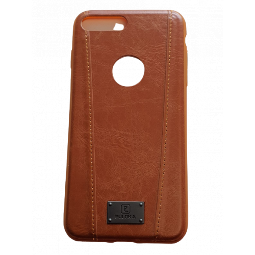 Futrola iPhone 8 plus  Puloka leather brown  tip 1