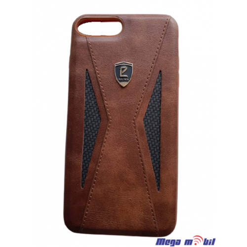 Futrola iPhone 8 plus Puloka Fabric brown tip 1