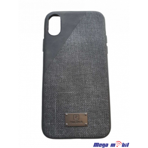 Futrola iPhone X  Puloka Fabric black