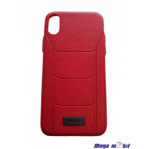 Futrola iPhone X  Puloka leather  red  tip 1