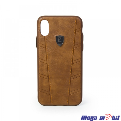 Futrola iPhone X /XS  Puloka leather brown  tip 2