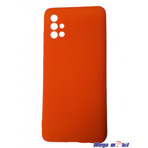 Futrola Samsung A51 Silicon Color orange.