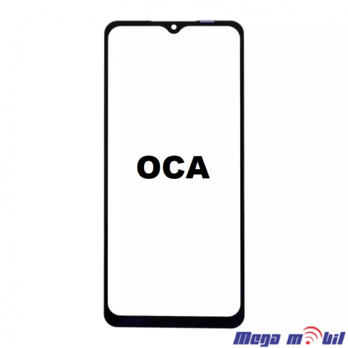 Staklo Samsung A02s/ A025F so OCA Black (small size)