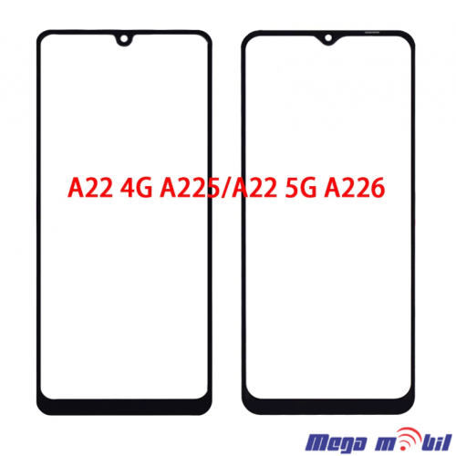 Staklo Samsung A22 4G / A225F so OCA Black