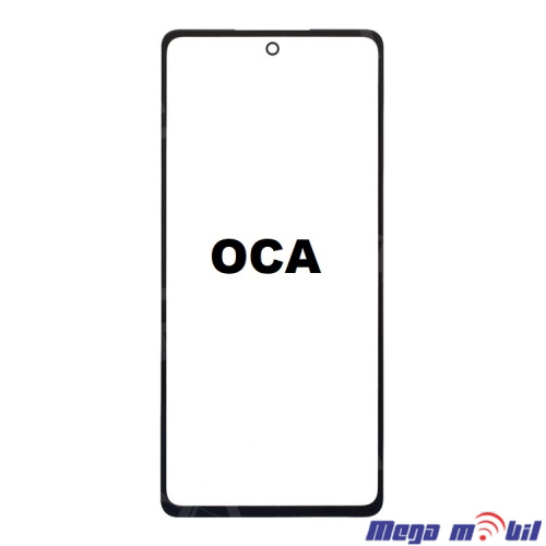 Staklo Samsung A72 4G / A725F so OCA Black