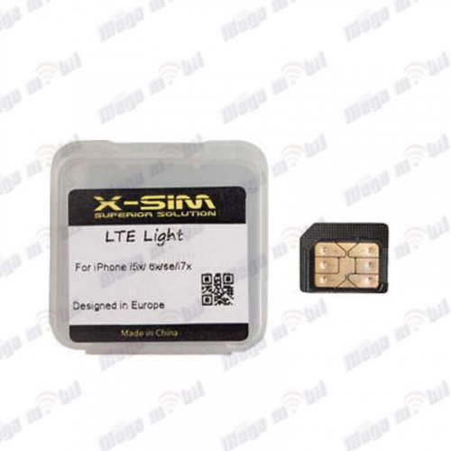 X-SIM LTE Light iPhone 4S/5/5C/5S/6/6 plus/7/7plus/8/8plus/X