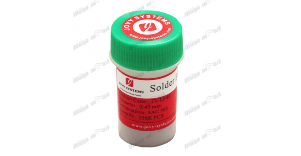 JVPB76 Solder Balls Leaded (0.76mm) (Jovy Systems) Megamobil