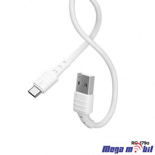 Data Kabel Type C REMAX Zeron RC-179a Fast white