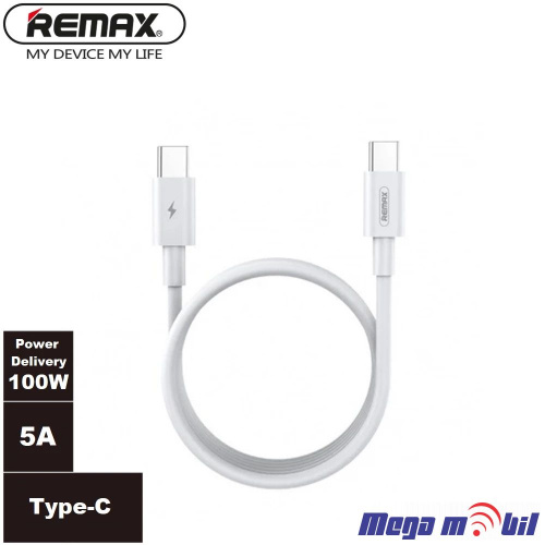 Data Kabel Type C PD REMAX RC-183c white 2m 100w