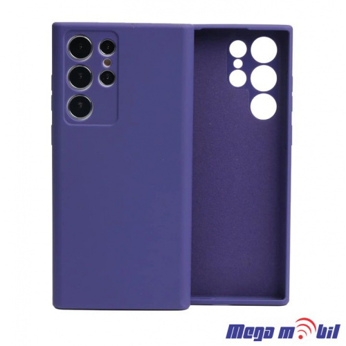 Futrola Samsung S22 Ultra 5G Silicon Color purple.