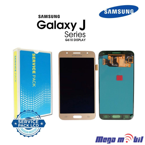 Ekran Samsung G610 / J7 Prime komplet Gold full org