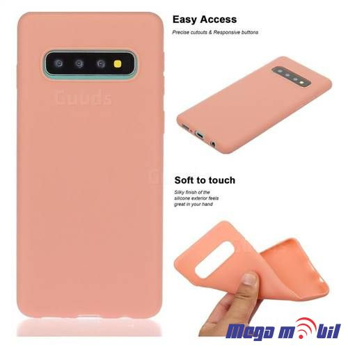 Futrola Samsung S10/ G973F Silicon Color orange