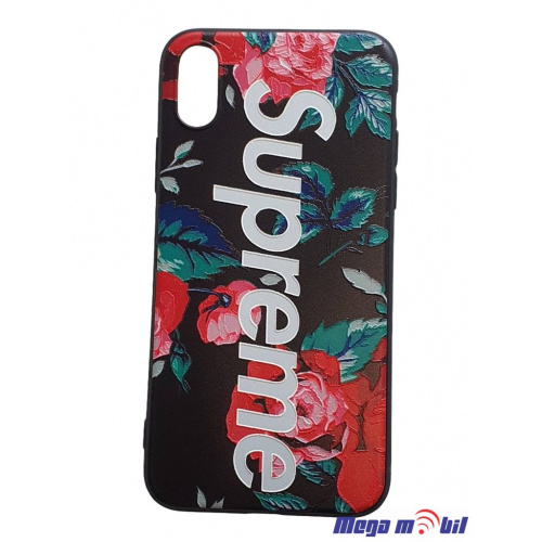 Futrola iPhone X Supreme flower