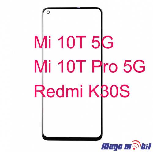Staklo Xiaomi Mi 10T/ Mi 10T Pro so OCA black