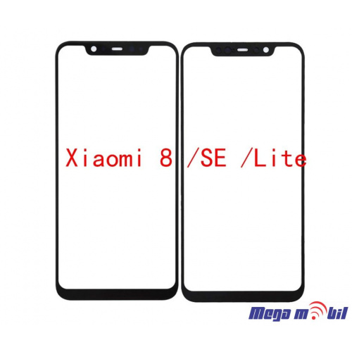 Staklo Xiaomi Mi 8 lite so OCA black