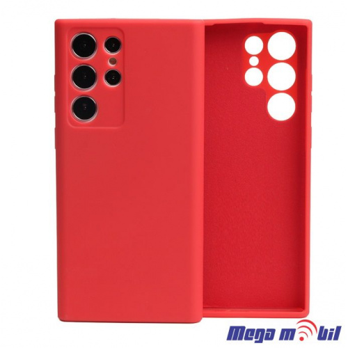 Futrola Samsung S22 Ultra 5G Silicon Color red.