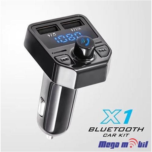 FM transmiter Bluetooth MP3 car charger X1