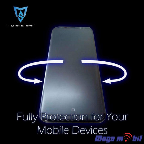 Hidrogel screen protector UV Monsterskin 360 I Edge Phone clear