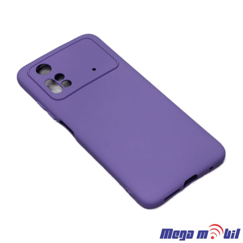 Futrola Xiaomi Poco M4 Pro 4G Silicon Color purple.