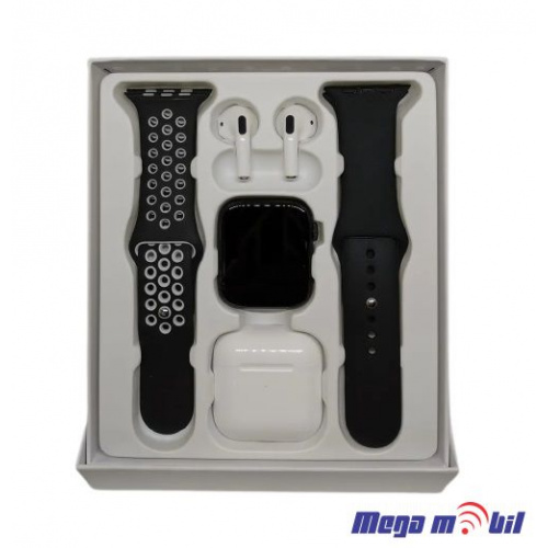 Smart Watch T55 Pro + TWS Bluetooth slusalki Black 