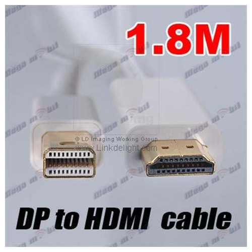 Kabel Mini DP male/HDMI male 1.8m