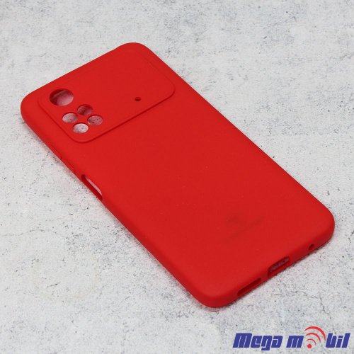 Futrola Xiaomi Poco M4 Pro 4G Pudding MAT red.