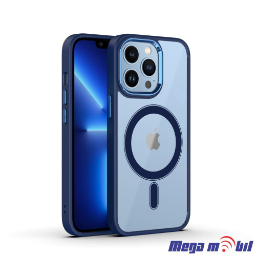 Futrola iPhone 12/ 12 Pro Magsafe Acrylic dark blue