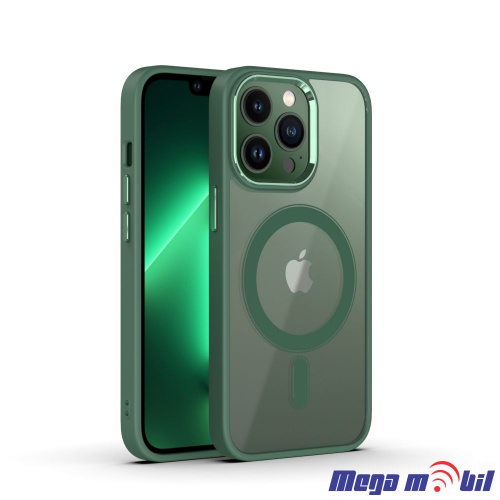 Futrola iPhone 12/ 12 Pro Magsafe Acrylic green
