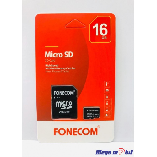 Memoriska Karta FONECOM MICRO SD 16GB Class 10