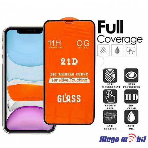 Tempered glass za Xiaomi Redmi Note 9 Pro/ Mi 10T Lite 21D black