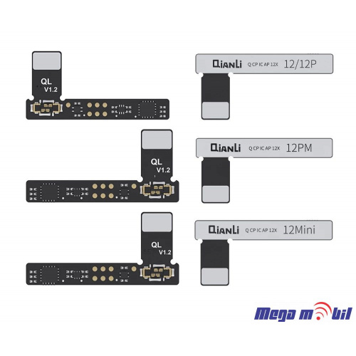 Fletkabel iPhone 12 Mini za baterija Qianli copy