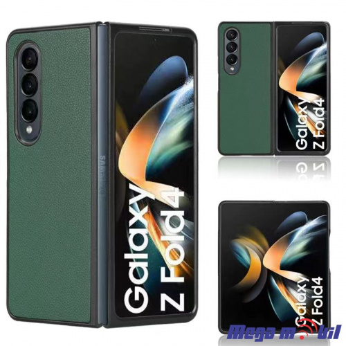 Futrola Samsung Galaxy Z Fold 4 Leather green (predna i zadna)