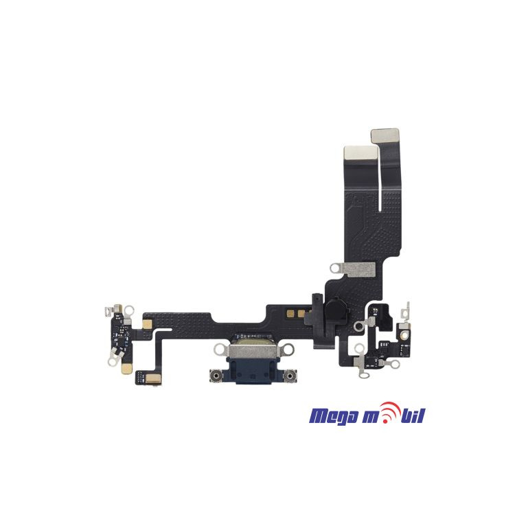 Konektor za polnenje iPhone 14 so flet black FULL ORG