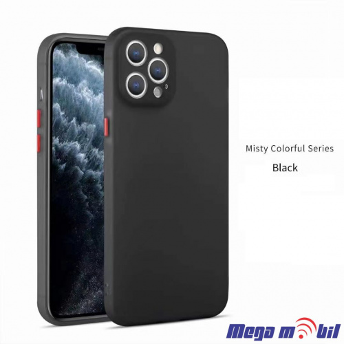 Futrola Iphone 14 TPU Color Buttons black.