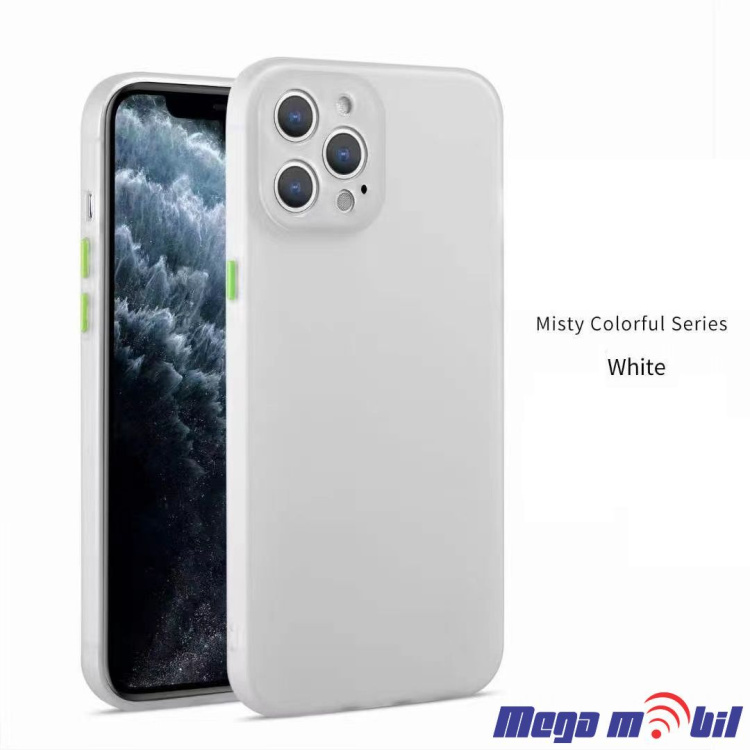 Futrola Iphone 14 Pro Max TPU Color Buttons white