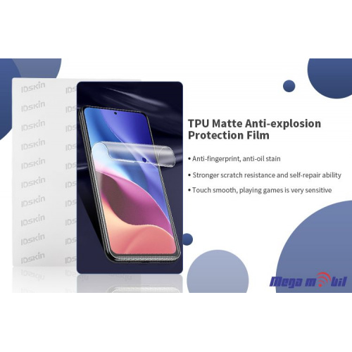 Hidrogel screen protector IDskin TPU Matte 18 x 12 cm 50kom