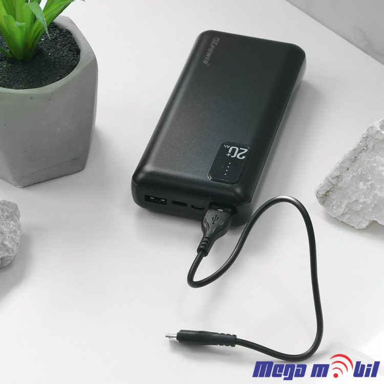 Baterija eksterna 20000mAh Ox Power PW20 black