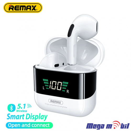Slusalki Bluetooth REMAX TWS-10 Plus white
