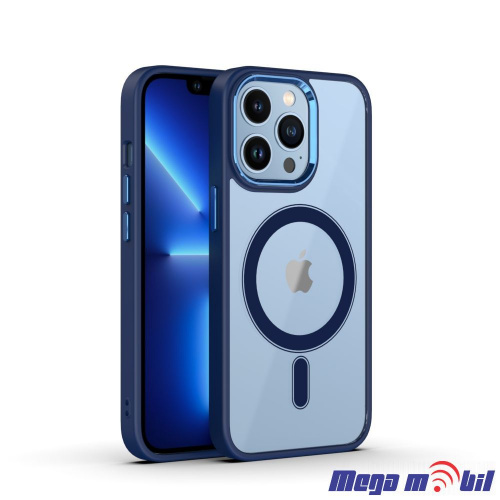Futrola iPhone 14 Pro Magsafe Acrylic dark blue
