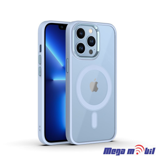 Futrola iPhone 14 Pro Magsafe Acrylic light blue